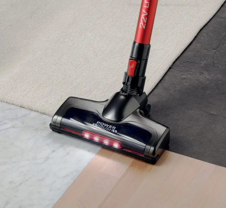 Kenwood Cordless Vacuum Cleaner 2-in-1 Upright Stick Vacuum Cleaner + Handheld Vacuum Cleaner with 22.2V Li-ion Battery 160W Suction Power 45 Minutes Run Time for Multi Surface SVM12.000RD