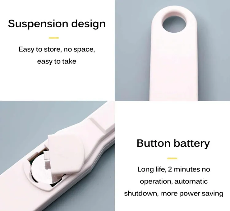 Electronic Digital Kitchen Measuring Spoon Scale 500g/0.1g Used for Milk Tea Flour Spices and Seasoning with LCD Display White