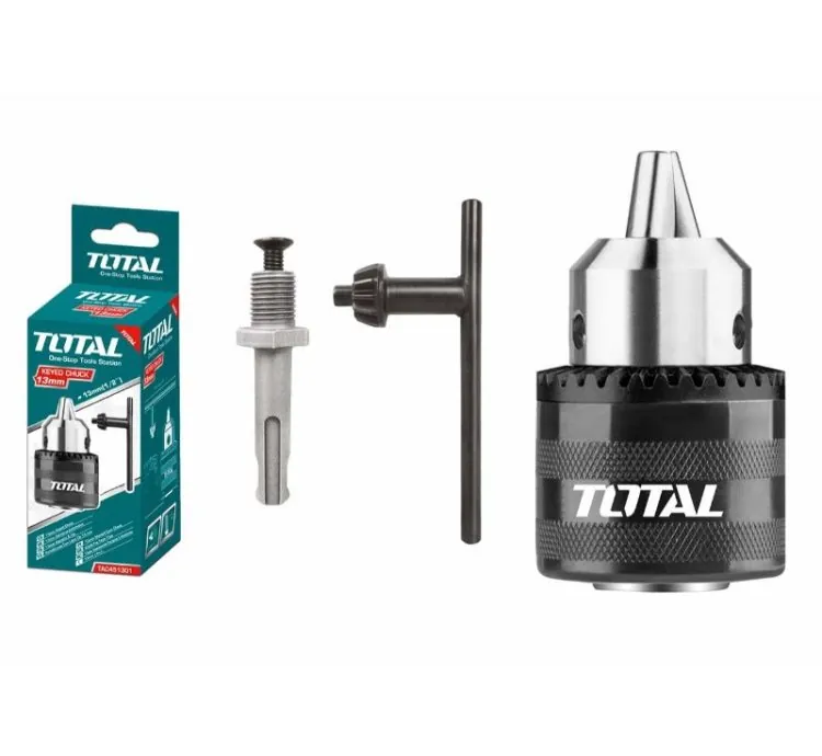 Total Drill Chuck with Key & SDS Adaptor 13mm TAC451301.1