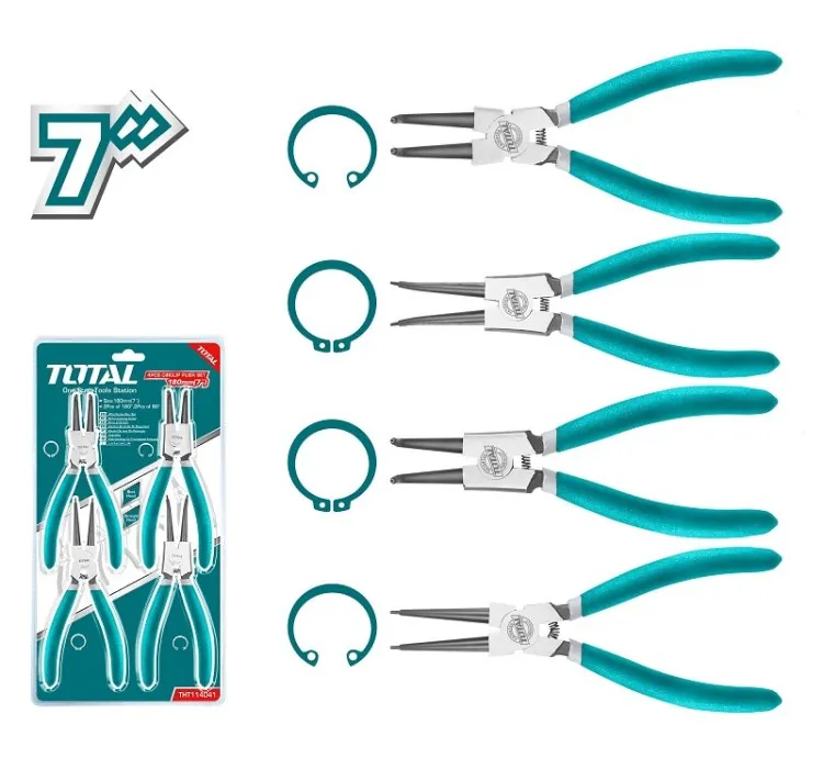 Total Circlip Pliers Set 4pcs THT114041