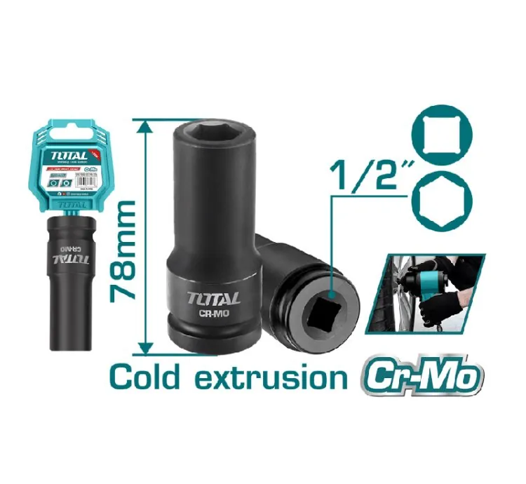 Total Socket Spanner Impact Dr. Deep 1/2" 14mm THDIS12141L