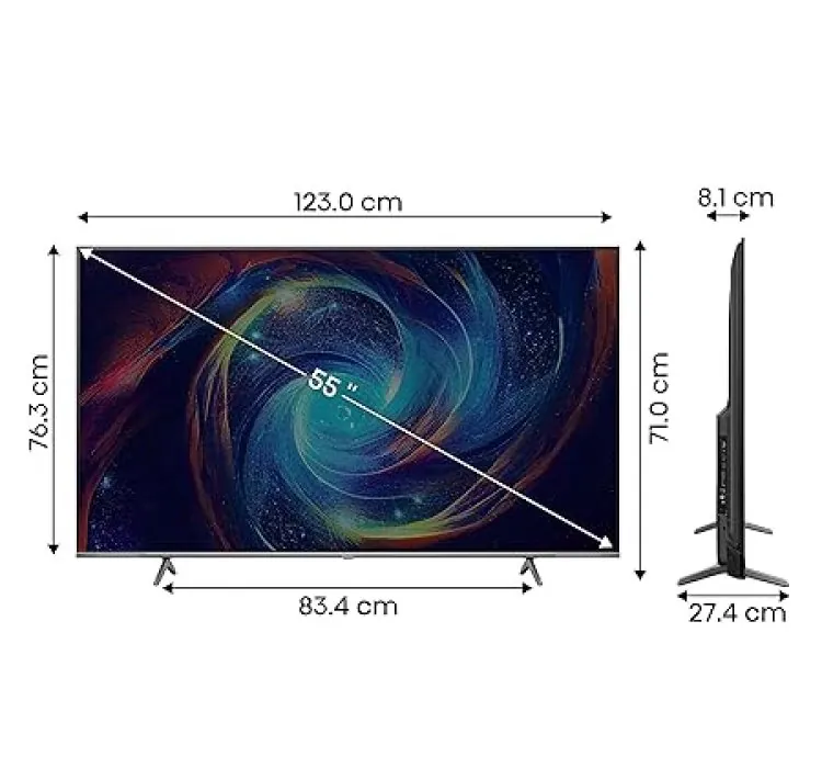 Hisense 55" Smart UHD 4K Quantum ULED TV with Dolby Vision Atmos, HDR 10+, 240Hz HRR Panel, 4K Resolution, Channel Speakers with Sub Woofer , Dolby Audio Sound 55E7K