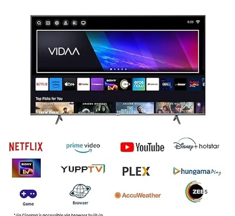 Hisense 55" Smart UHD 4K Quantum ULED TV with Dolby Vision Atmos, HDR 10+, 240Hz HRR Panel, 4K Resolution, Channel Speakers with Sub Woofer , Dolby Audio Sound 55E7K