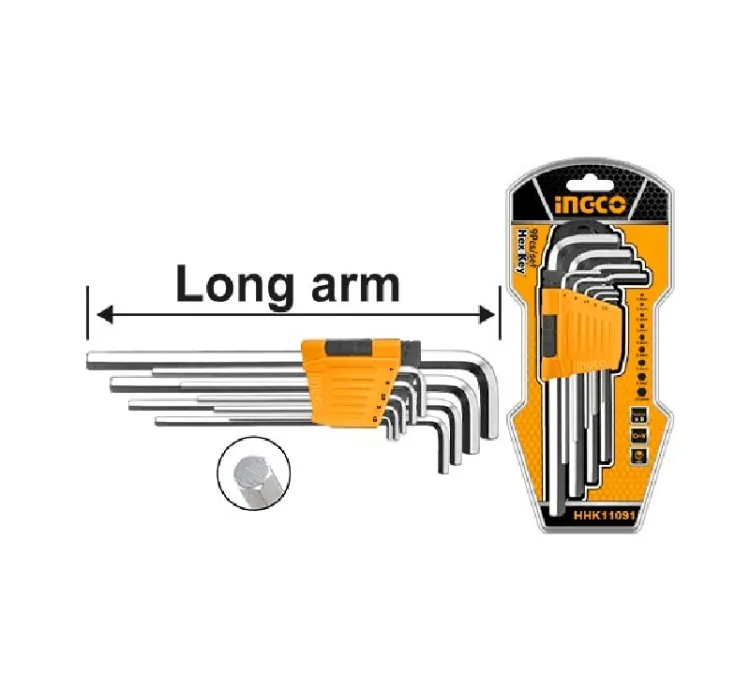 Ingco Hex Key 9pcs HHK11091