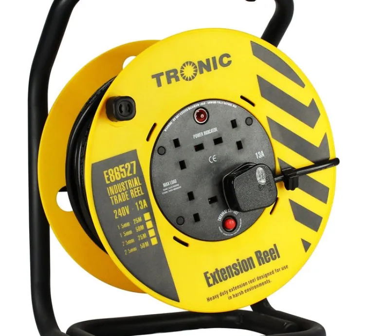 Tronic Extension Reel 25 Meter 2.5mm 3 Core