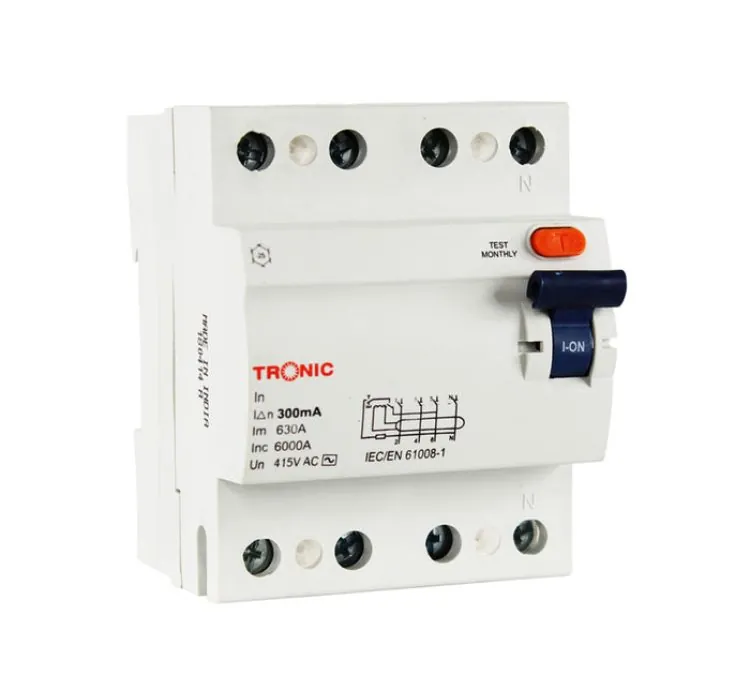 Tronic RCCB 100Amps Four Pole