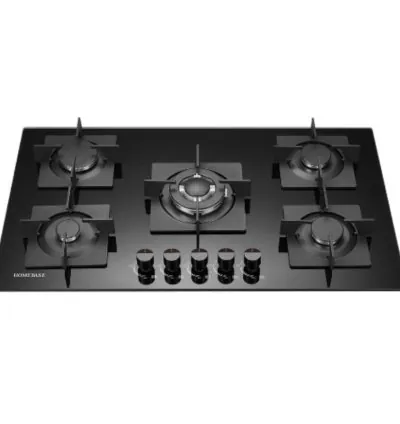 Homebase Table Top Cooker 5 Gas Burners Glass Top HB-90-B9