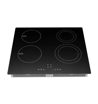 Homebase Built in Cooker 2 Induction 2 Ceramic Plates Glass Top HB-QB4009
