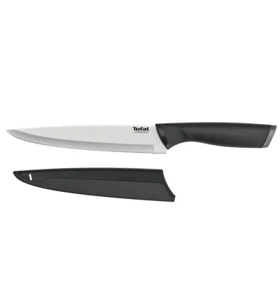 Tefal Comfort Slicing Knife 20cm Ideal For Slicing & Chopping All Types of Food High Performance Stainless Steel K2213704