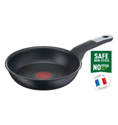 Tefal Unlimited Frypan 32cm Titanium Non Stick Anti Scratch All Hobs Safe Non Stick G6 Unlimited Cast Aluminum G2550802
