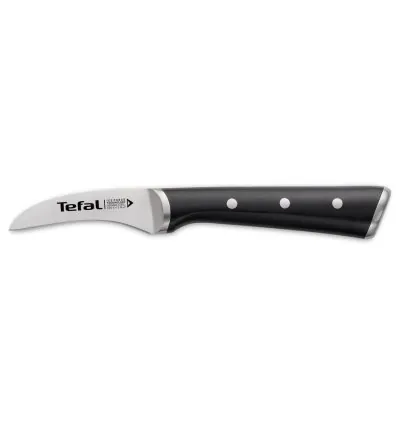 Tefal Ingenio Ice Paring Knife 7cm Ice Force Technology German Stainless Steel Brushed Stainless Steel Black 27.5 x 6 x 2 CM K2321214