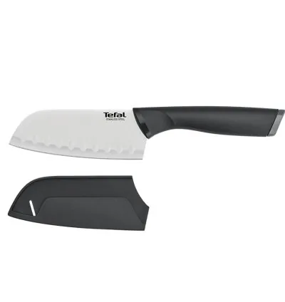 Tefal Comfort Santoku Knife 12cm Ideal For Slicing & Chopping All Types of Food High Performance Stainless Steel K2213604