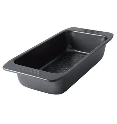Tefal Easy Grip Baking Mold Cake Pan 12X25 CM Carbon Steel Easy Handling Large Handles Non-Stick Coating Easy Release Easy Cleaning Dark Grey J1625345