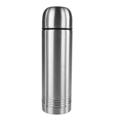 Tefal Senator Thermal Bottle 0.7L Stainless Steel Silver Robust Construction With Double Walled Safe Lock Thermos Insulated Vacuum Flask K3063314