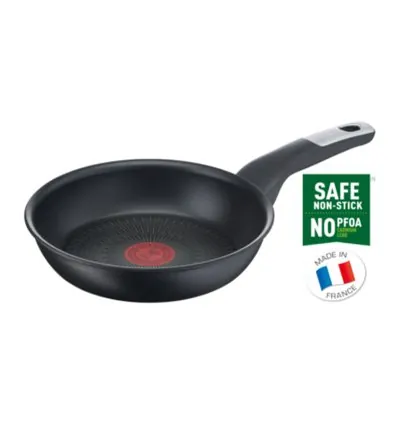 Tefal Unlimited Frypan 30cm Titanium Non Stick Anti Scratch All Hobs Safe Non Stick G6 Unlimited Cast Aluminum G2550702
