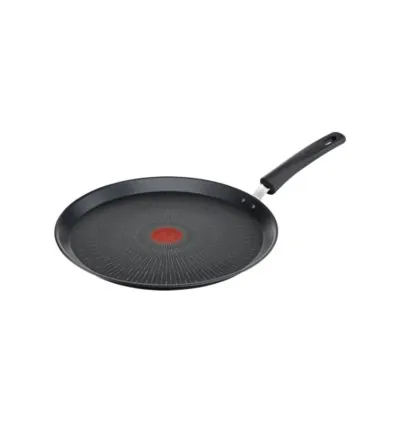 Tefal Unlimited Pancake Pan 25cm All Hobs Titanium Non Stick Anti Scratch Safe Non Stick G6 Unlimited Round Saucepan With Pouring Edge Pan Cast Aluminum G2553802