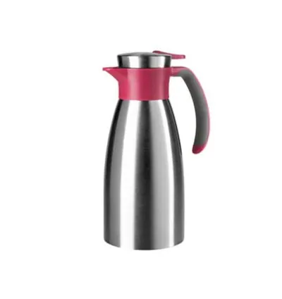 Tefal Carafe Thermos 1L Soft Grip Raspberry Vacuum Flask K3042114