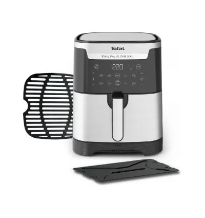 Tefal 2in1 Air Fryer Easy Fry & Grill XXL 6.5L 1830W with Grill Plate Digital Display & Timer EY801D27