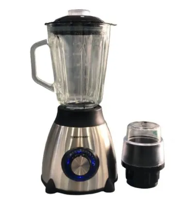 Westpoint Blender 1.5L Glass Jar 550W with Grinder Stainless Steel WBLY-15522.I
