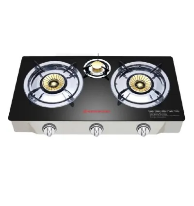 Westpoint Gas Stove 3 Burner Glass Top WTIL-3817.GIG
