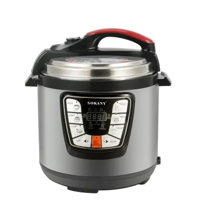 Sokany Pressure Cooker Multifunctional 6L 1000W Overheat Protection With Touch Screen SK-2401