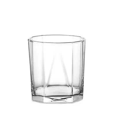 Ocean Glass 6pcs Pyramid Rock 330ml Drink Tumbler 1B02311