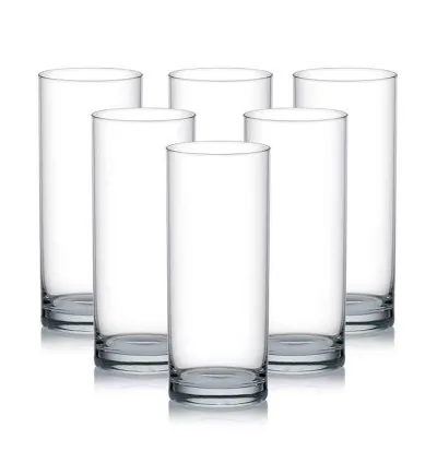 Ocean Glass 6pcs Fin Line Hi Ball 355ml Drink Tumbler 1B01213