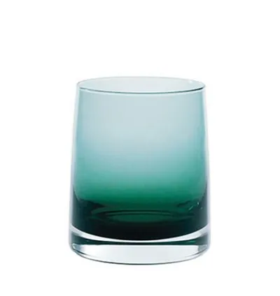 Ocean Glass 6pcs Contempo Dark Green 430ml Rock 41V0001 Hand Made Glass