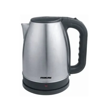 Nikai Electric Kettle 1.7L Stainless Steel 2200W With Filter And Boil Dry Protection With Auto-Shut Lid NK420A