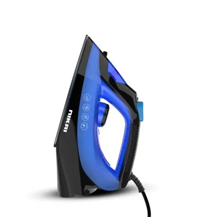 Nikai Steam Iron 1600W 280ml Self-Cleaning Function Non-Stick Soleplate Vertical Steam Dry & Spray Options Adjustable Temp Indicator Light Variable Steam Control NSI858AX