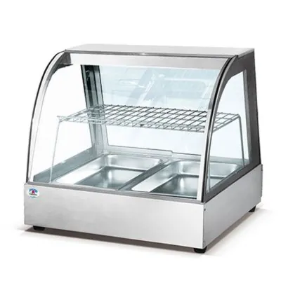 Nadstar Glass Warming Show Case Curved ( 2 Pan) - HW-838