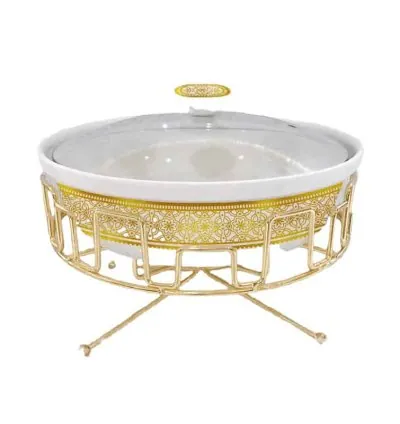 Nadstar Chafing Dish for Buffet Stoves Made of Ceramic Soup Pot Porcelain Food Serving 236-61