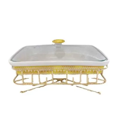 Nadstar Chafing Dish for Buffet Stoves Made of Ceramic Soup Pot Porcelain Food Serving 116-115