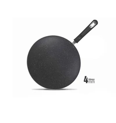 Nadstar Tawa 26CM Nonstick Interior For Low Fat Healthy Cooking 10 Inch Baking Disk xMarble Coating Becolite Suitable For All Source TB26