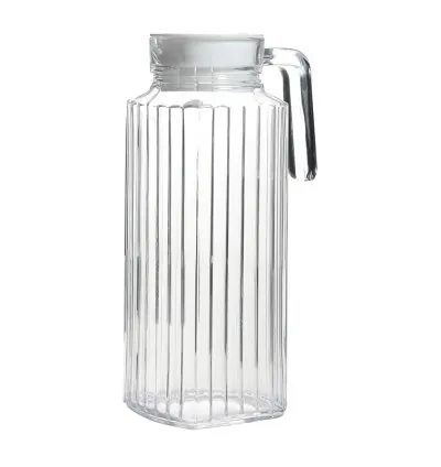 Luminarc Jug Quadro Fridge 1.3L with White Lid L9918