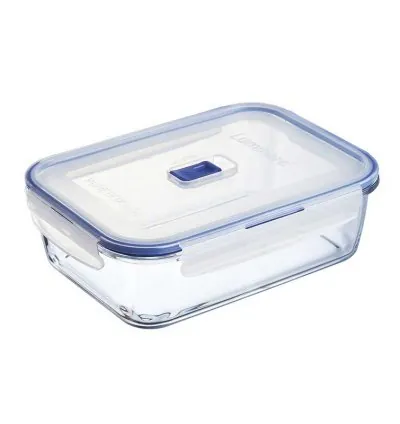 Luminarc Pure Box Rectangle Food Container 197cl Flat Rim P3549