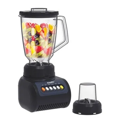 Kodtec Blender 1.5L with Plastic Jar & Mill 50g 300W Black KT-3007BL-B
