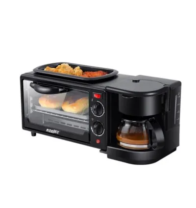 Kodtec Breakfast Maker 3in1 9L 1250W Oven Grill & Kettle KT-3709BM