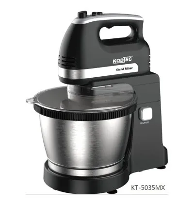 Kodtec Hand Mixer with Bowl 300W 3.5L 5 Speeds + Turbo 2 Attachments KT-5035MX