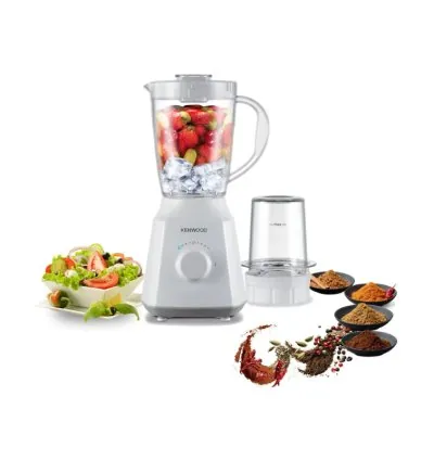 Kenwood Blender 1.5L Plastic Jar 300W with Mill & 2 Speed Pulse & Ice Crush Function BLP05.150wh