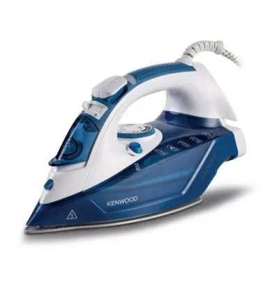 Kenwood Steam Iron 2600W with Ceramic Soleplate Auto Shut-Off Anti-Drip Anti-Calc Self Clean Continuous Steam Steam Burst Spray Function STP75.000WB