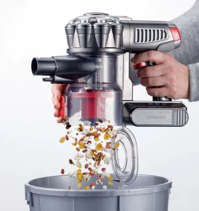 Kenwood Cordless Vacuum Cleaner 2-in-1 Upright Stick Vacuum Cleaner + Handheld Vacuum Cleaner with 22.2V Li-ion Battery 160W Suction Power 45 Minutes Run Time for Multi Surface SVM12.000RD