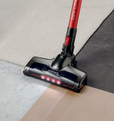 Kenwood Cordless Vacuum Cleaner 2-in-1 Upright Stick Vacuum Cleaner + Handheld Vacuum Cleaner with 22.2V Li-ion Battery 160W Suction Power 45 Minutes Run Time for Multi Surface SVM12.000RD