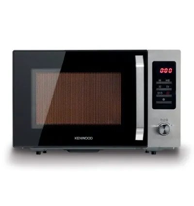 Kenwood 30L Microwave Oven with Grill Digital Display 5 Power Levels Defrost Function Stainless Steel Auto Menu 95 Minutes Timer Clock Function 1000W MWM30.000BK