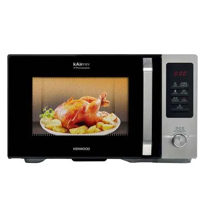 KENWOOD Microwave Oven 30L + Air Fryer + Grill + Convection 1000W 4-in-1 Preset Programs 19 Digital Display 5 Power Levels Defrost Function 95 Minutes Timer Clock Function MWA30.000BK