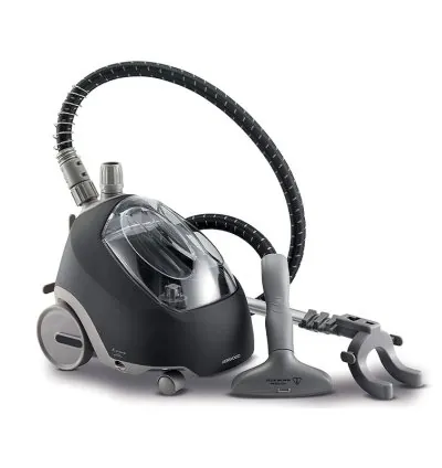 Kenwood Garment Steamer 1500W with 2L Water Tank Capacity Rotary Wheels Folding Rack Trouser Press Glove GSP65.500BK