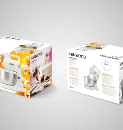 Kenwood Hand Mixer (Electric Whisk) 450W With 5 Speeds + Turbo Button Twin Stainless Steel Kneader And Beater For Mixing Whipping Whisking Kneading HMP30.A0WH