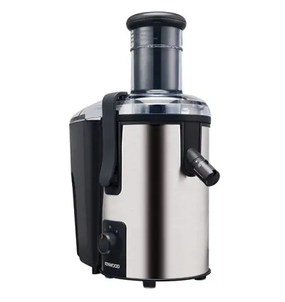 Kenwood Juicer 700W 2L Stainless Steel Juice Extractor with 75mm Wide Feed Tube 2 Speed Transparent Juice Jug Pulp Container Anti Drip JEM50.000BS