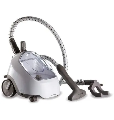 Kenwood Garment Steamer 1500W with 2L Water Tank Capacity Rotary Wheels Folding Rack Trouser Press Glove GSP65.000WH
