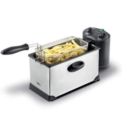 Kenwood Deep Fryer 3L 2000W with View Window and Stainless Steel Lid for Home Kitchen DFM50.000SS